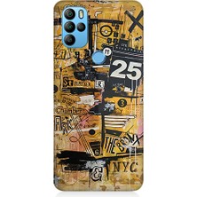 Teknomeg General Mobile GM21 Pro Uyumlu Karma Grafik  Desenli Silikon Kılıf