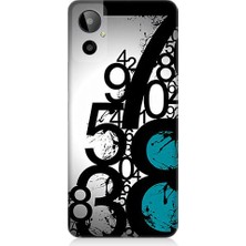 Teknomeg General Mobile GM23 Se Uyumlu Sayısal Karmaşa  Desenli Silikon Kılıf