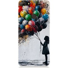 Teknomeg Huawei Y7 2018 Uyumlu Balonlu Çocuk  Desenli Silikon Kılıf