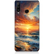 Teknomeg Huawei P30 Lite Uyumlu Komik Posterler  Desenli Silikon Kılıf