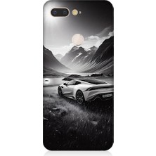 Teknomeg General Mobile Gm9 Pro Uyumlu Dağ Yolunda Araba  Desenli Silikon Kılıf