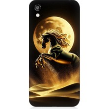 Teknomeg Huawei Honor 8s Uyumlu Ay Kadını  Desenli Silikon Kılıf