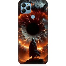 Teknomeg General Mobile GM21 Uyumlu Ateş Çemberi  Desenli Silikon Kılıf