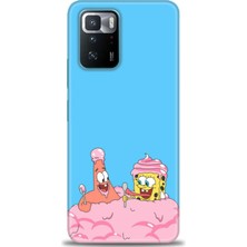 Xiaomi Poco X3 Gt Kılıf Hd Baskılı Kılıf - Spongebob + 9h Nano Ekran Koruyucu