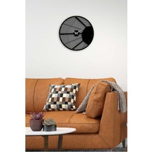 Artroya Modern Duvar Saati -Ev Dekorasyon - 50 X 50 - Cm - Siyah - Clock-024