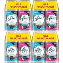 Glade Oda Kokusu Otomatik Sprey Yedek 269ml (8 Li Set) Okyanus Sessizliği ve Tropikal Floral (4pk*2)