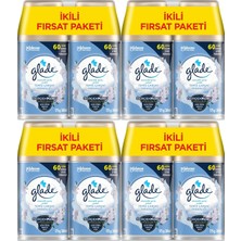 Glade Oda Kokusu Otomatik Sprey Yedek 269ml (8 Li Set) Temiz Çarşaf Ferahlığı (4pk*2)