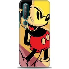 Xiaomi Mi 10 Kılıf Hd Baskılı Kılıf - Mickey Mousee + 9h Nano Ekran Koruyucu