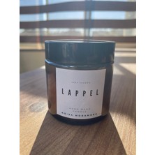 Amber Kavanozda Mora Mora Kokulu Ahşap Fitilli Bitkisel Mum