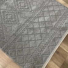 Luxess Halı Cool 405 Gri Yıkanabilir Kilim
