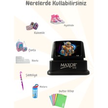 Kıyafet Kaşeşi Baykuş Temalı Öğrenci Kaşesi / Kıyafet Etiketi / Kumaş Kıyafet Kaşesi