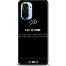 Xiaomi Redmi K40 Pro Kılıf Hd Baskılı Kılıf - Sensitive Content + 9h Nano Ekran Koruyucu