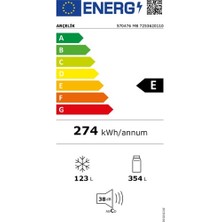 Arçelik 570476 MB E Enerji Sınıfı 464 Lt No Frost Buzdolabı Beyaz