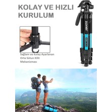 Flagen Zomei Q111 Profesyonel Alüminyum Tripod 5 kg Taşıma Kapasiteli