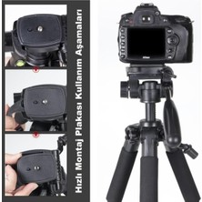 Flagen Zomei Q111 Profesyonel Alüminyum Tripod 5 kg Taşıma Kapasiteli