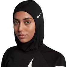 Nike Pro Hijab 2.0 Siyah Antrenman Baş Örtüsü Kadınlar için Konforlu ve