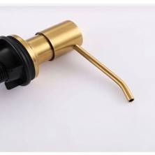 Mat Gold Sıvı Sabunluk Ankastre Sıvı Sabunluk Mat Altın