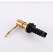 Mat Gold Sıvı Sabunluk Ankastre Sıvı Sabunluk Mat Altın