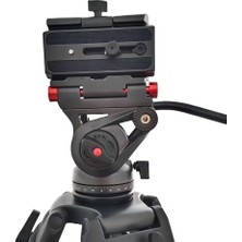 Miliboo MTT608A 152 cm Video Tripod  MYT802L Dikey Çekim Kafası ile