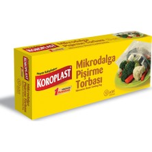 Koroplast Mikrodalga Pişirme Torbası 24 x 21.5 cm 10 Lu x 12 Paket