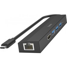 Hama Usb-C-Hub, 6 Ports, 3x Usb-A, Usb-C, Hdmı™, Lan / Ethernet