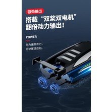 Deming 2.4g Kürek Yüksek Hızlı Uzaktan Kumandalı Tekne Su Geçirmez Oyuncak Yarış Modeli (Yurt Dışından)
