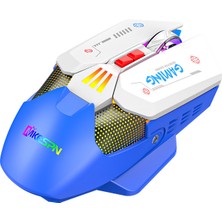 Mekanik Rgb Makro Çözünürlüklü Kablosuz Kablolu Çift Modlu Oyun Faresi (Yurt Dışından)