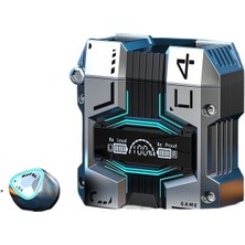 Bluetooth Kulaklık Gerçek Kablosuz Spor Gecikme Yok Dokunmatik Dijital Ekran E-Spor Oyun Kulaklığı (Yurt Dışından)