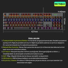 Sprange Mk-11 Mekanik Gaming Klavye - Blue Switch - RGB Aydınlatmalı -Kablolu