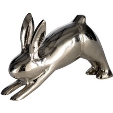 Eglo 427292 "vohılava" Metal Nikel Tavşan Dekoratif Obje 12CM Yüksekliğinde 20CM Uzunluğunda