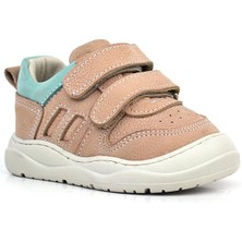 Rakerplus Schaggy Hakiki Deri Pudra Bebek Spor Ayakkabı