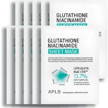 Aplb Glutathione Niacinamide Sheet Mask (10 Adet)