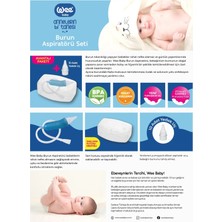 Wee Baby Burun Aspiratörü Seti Şeffaf (WEE945) (4 Lü Set)