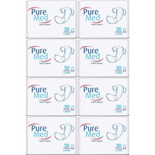 Pure Med  Hasta Bezi Bel Bantlı Tekstil Yüzey Large L-Büyük 240 Adet (8pk*30)