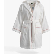 Green Black Be Happy Serisi Çocuk Bornoz Krem/Terra