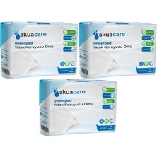 Akuacare Hasta Alt Açma Yatak Koruyucu Örtü 60*90 Cm 90 Adet (3pk*30)