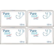 Pure Med  Hasta Bezi Bel Bantlı Tekstil Yüzey Xl Extra Large 120 Adet (4pk*30)