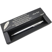 Signator® C500 Slim Krom Tükenmez Kalem | Isme Özel Kalem | Hediyelik Kalem