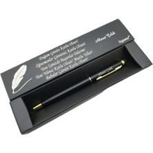 Signator® C511 Slim Mat Siyah Tükenmez Kalem | Isme Özel Kalem | Hediyelik Kalem