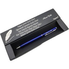 Signator® C520 Slim Mavi Tükenmez Kalem | Isme Özel Kalem | Hediyelik Kalem