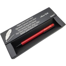 Signator® C466 Kırmızı Siyah Tükenmez Kalem | Isme Özel Kalem | Hediyelik Kalem