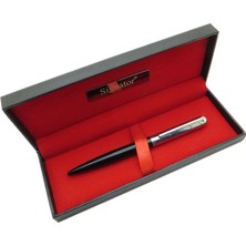 Signator® T631 Siyah Krom Tükenmez Kalem | Isme Özel Kalem | Hediyelik Kalem