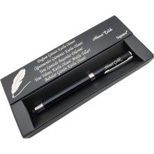 Signator® C555 Siyah Krom Roller Kalem | Isme Özel Kalem | Hediyelik Kalem