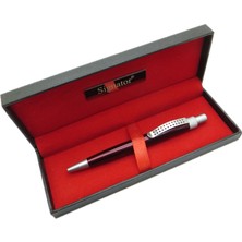 Signator® T632 Kırmızı Krom Tükenmez Kalem | Isme Özel Kalem | Hediyelik Kalem
