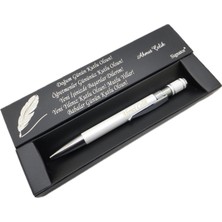 Signator® C463 Beyaz Krom Tükenmez Kalem | Isme Özel Kalem | Hediyelik Kalem