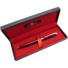 Signator® T618 Kırmızı Krom Tükenmez Kalem | Isme Özel Kalem | Hediyelik Kalem