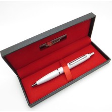 Signator® T474 Beyaz Tükenmez Kalem | Isme Özel Kalem | Hediyelik Kalem