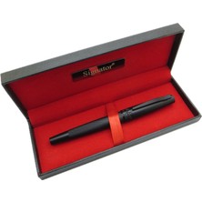 Signator® T603 Mat Siyah Desenli Roller Kalem | Isme Özel Kalem | Hediyelik Kalem