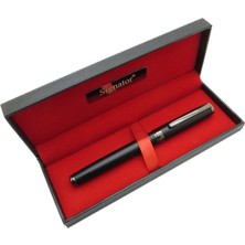 Signator® T472 Titanyum Mat Siyah Roller Kalem | Isme Özel Kalem | Hediyelik Kalem
