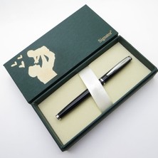 Signator® S373 Siyah Krom Roller Kalem | Isme Özel Kalem | Hediyelik Kalem